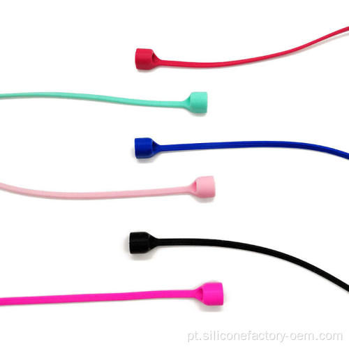 Apple Silicone Anti-Drop cordão acessórios para fones de ouvido